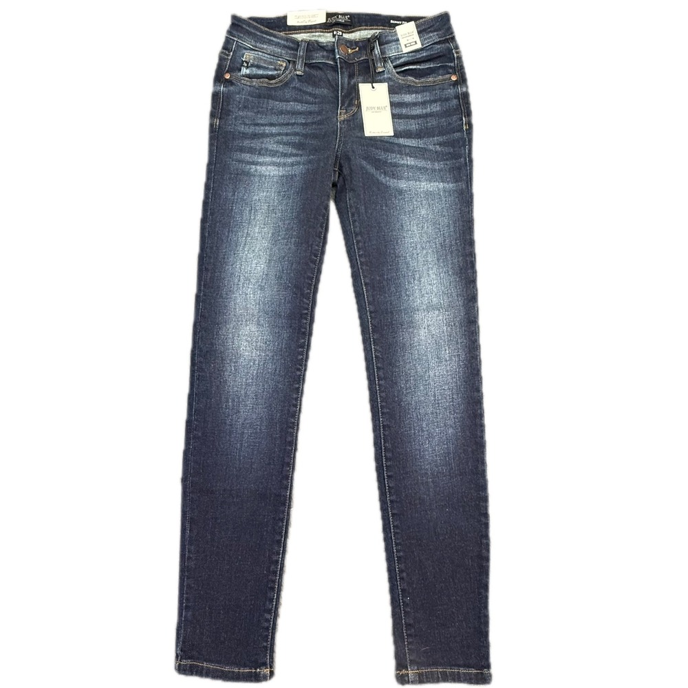Judy Blue Skinny Jeans Womens 9/29 Dark Stone Mid Rise Denim JB82110DK